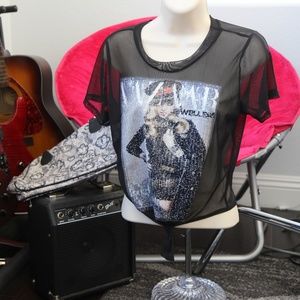 Sheer Madonna Tee